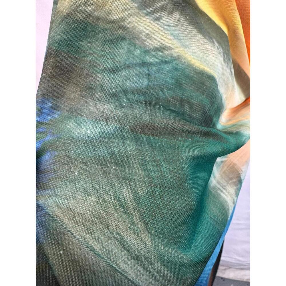 AFRM Multicolored Marlo Maxi Dress Size L/G with Fabric Pull ex-RTR - Picture 7 of 11